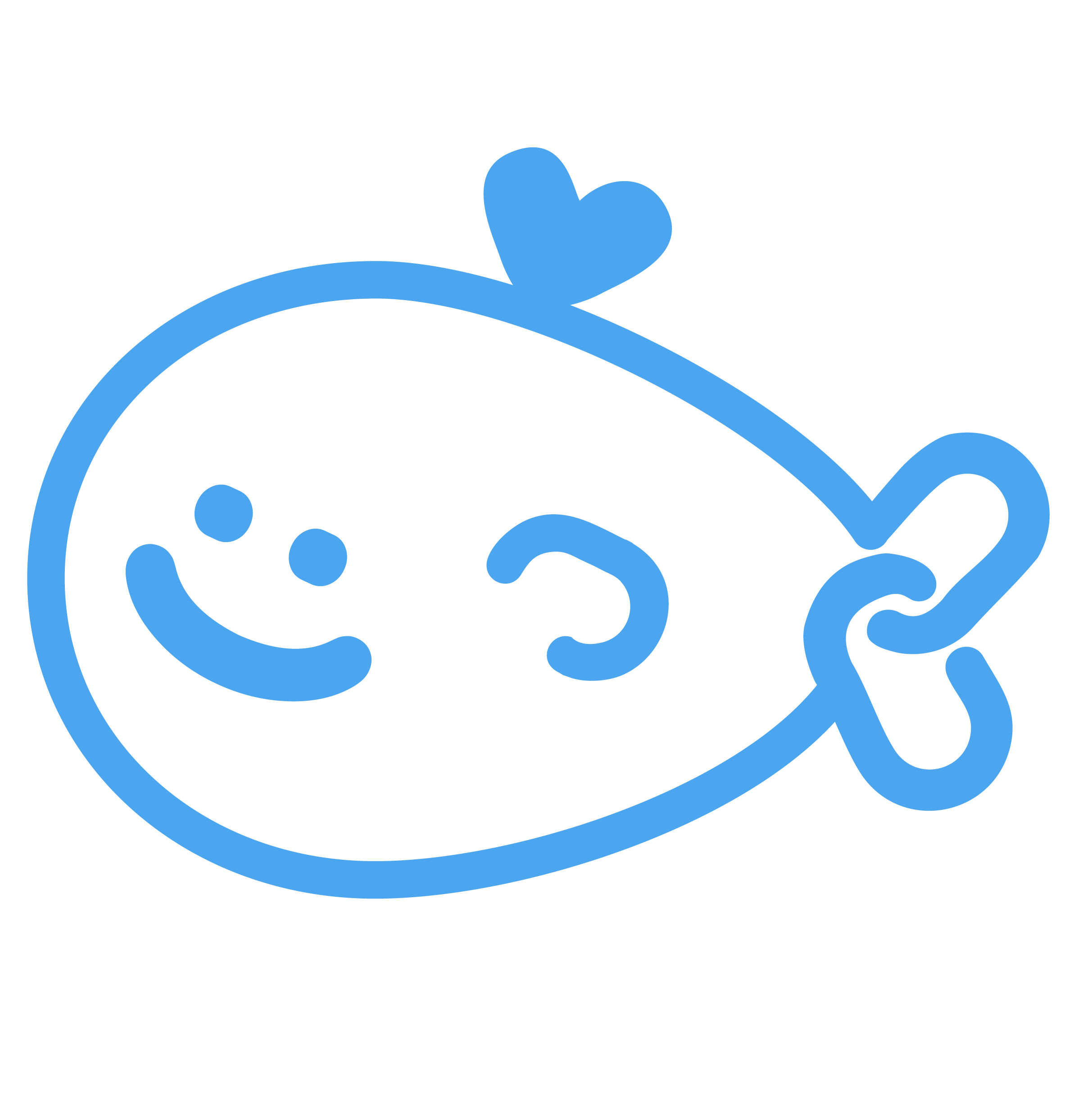 Mobi mascot blue